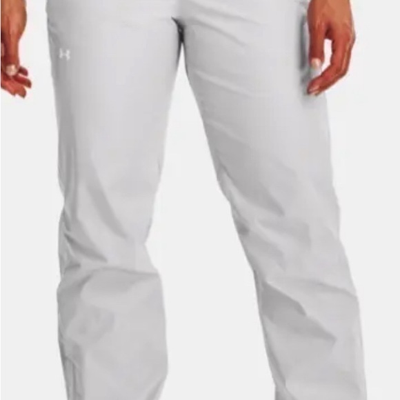 Under Armour Pants - Under Armour Cloudburst Sideline Rain Pants Womens XL Short XLS Gray UA 1355817